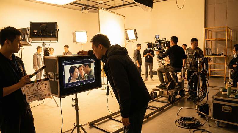 蜜桃视频影视传媒制作现场